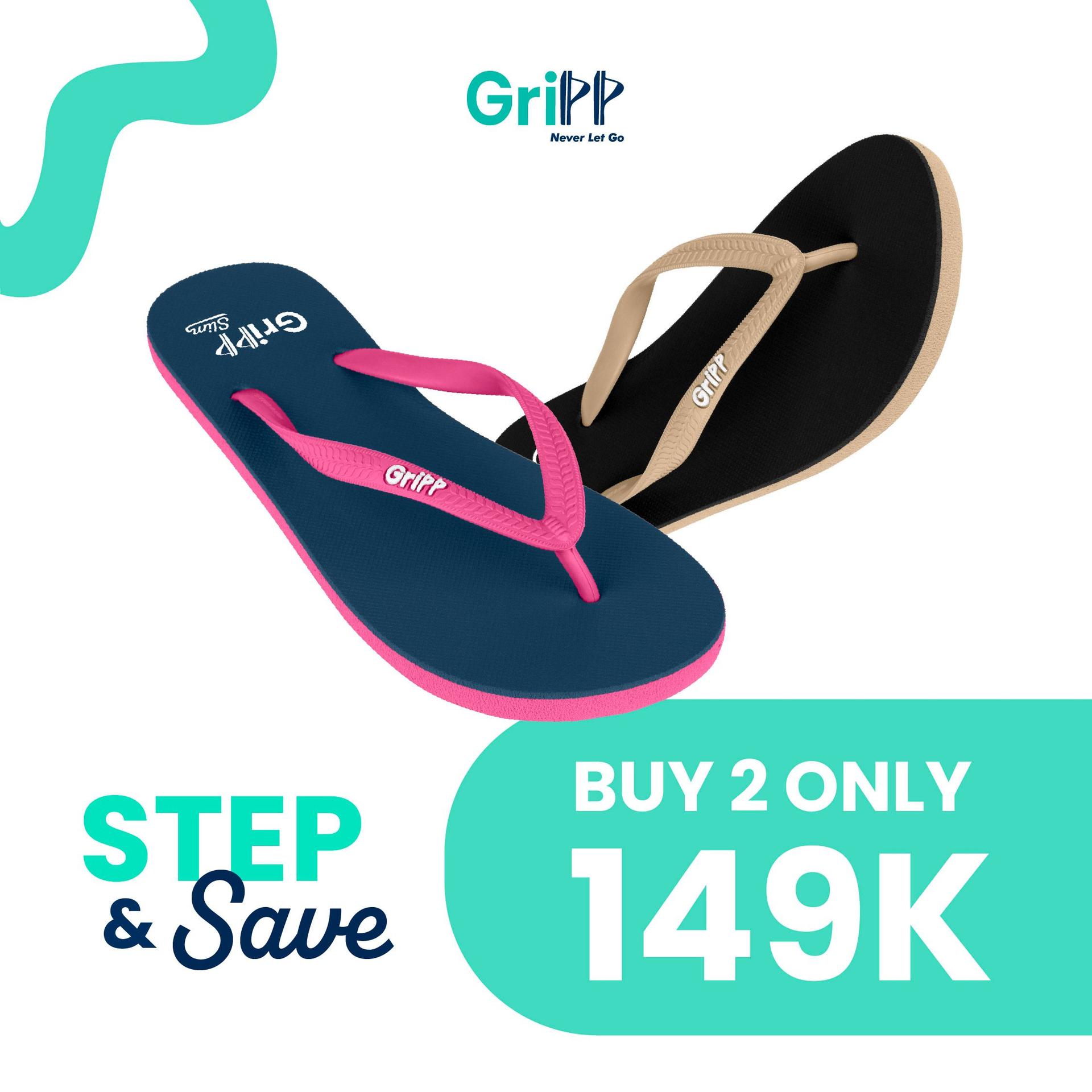 GriPP Step And Save - Slim Blue Snorkel Red Ruby UK 6 x Slim Black Brown Mangoose