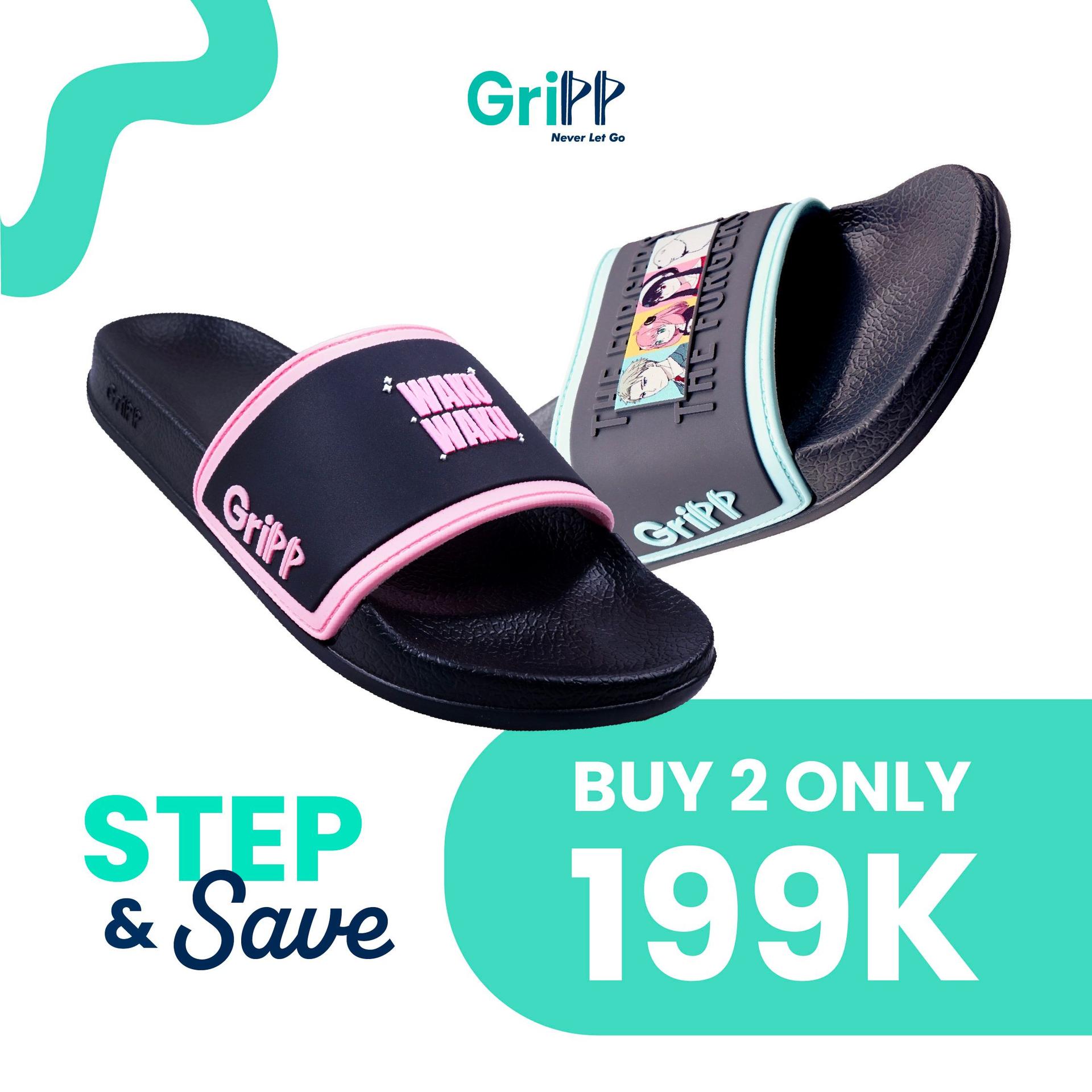 GriPP Step And Save - Spy x Family Black Waku UK 9 x Spy x Family Grey Family