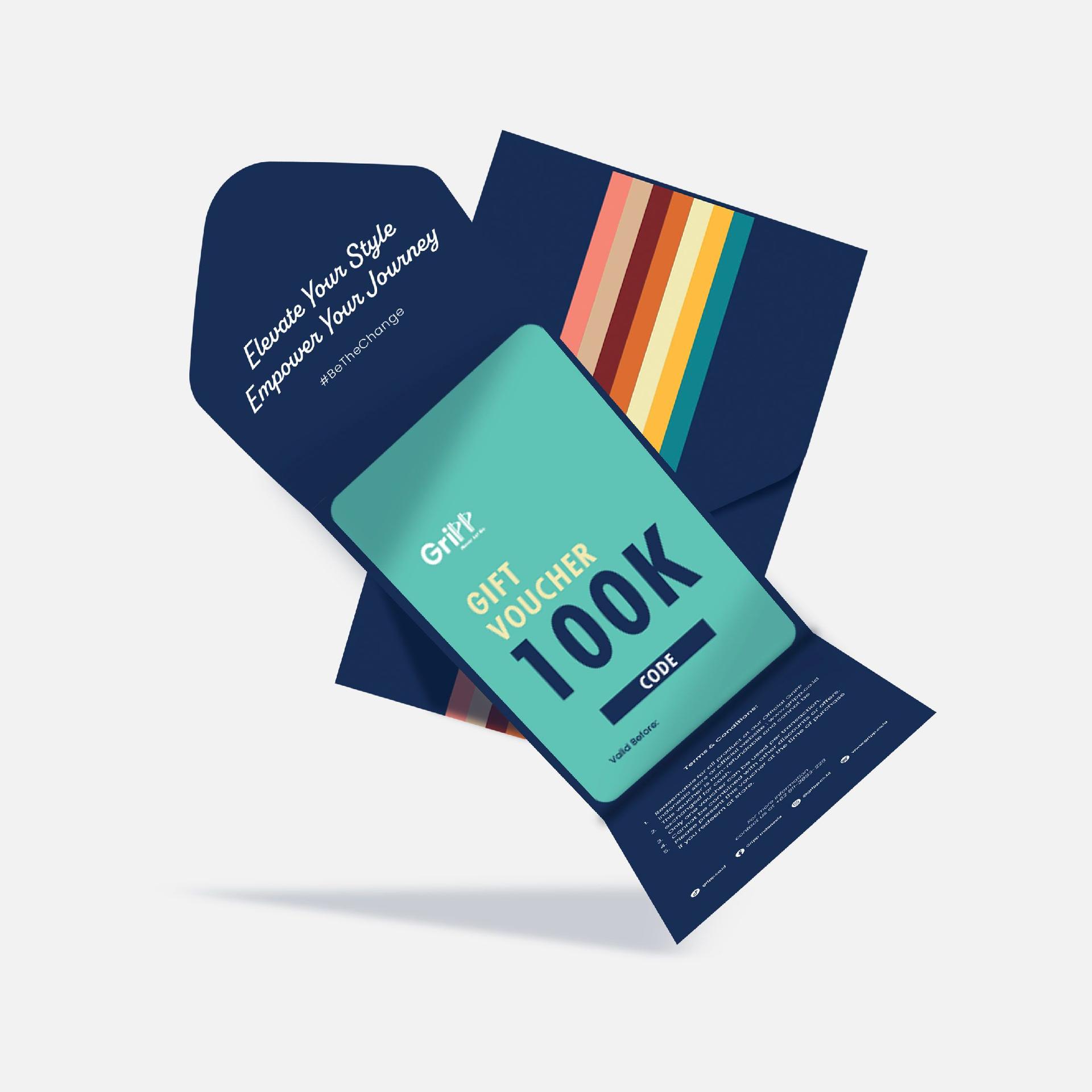 Gift Voucher 100K + Free Gift GriPP The Original